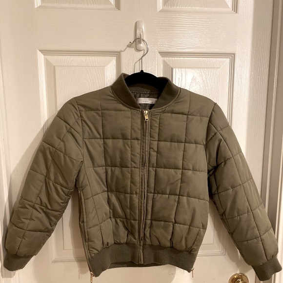 Stella McCartney Kids Other - Stella McCartney Kids Green Puffer Bomber Jacket